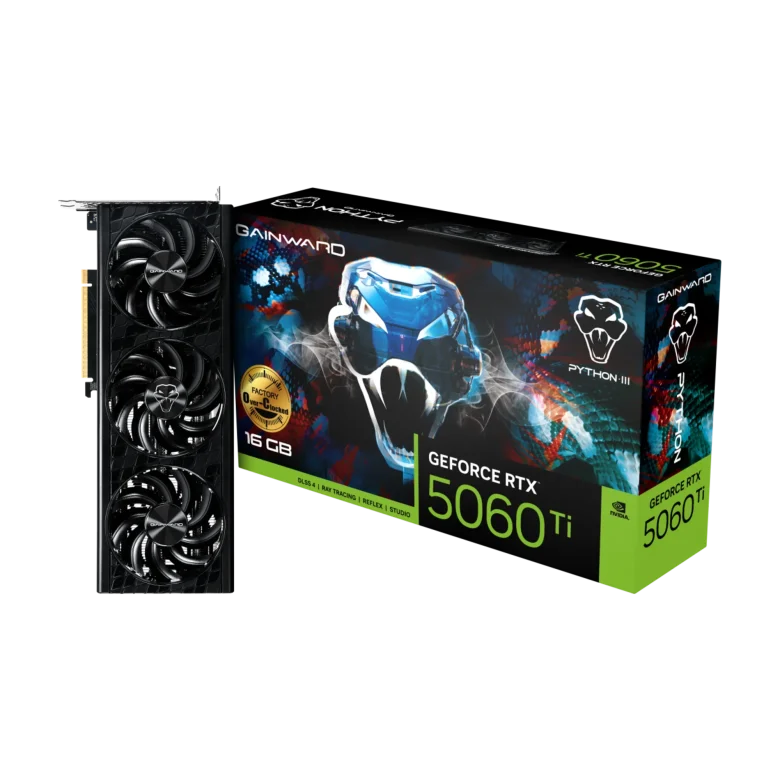 Gainward GeForce RTX™ 5060 Ti Python III OC 16GB