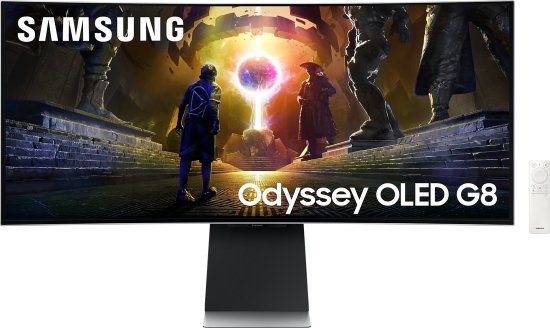 מסך מחשב Samsung S34DG852SM S34DG852SM QD‑OLED 175Hz 34 UWQHD קעור 3 שנות אחריות