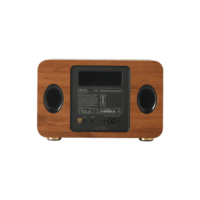 רמקול שולחני Edifier D32 Brown EDF100080br 60W שנה אחריות 1