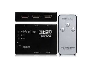 ממתג HDMI 1*3 + שלט רחוק PROTEC 831772000017