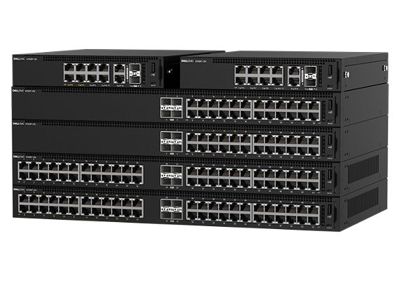 DLN-N1148T Dell EMC Switch N1148T-ON, L2, 48 ports RJ45 1GbE, 4 ports SFP+ 10GbE, Stacking 3Y NBD