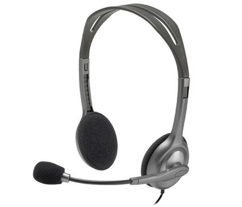 אוזניות ‏חוטיות Logitech H111 לוגיטק