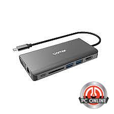 מולטיפורט כולל טעינה עד 100W 8 IN 1 D1019A