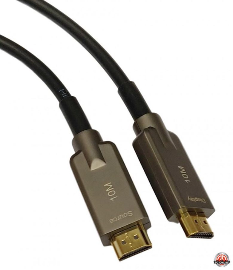 כבל AOC HDMI 2.0 משוריין מבוסס סיב אופטי באורך 10 מטר תומך 4K@60Hz