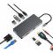 מתאם USB C למגוון חיבורים / תחנת עגינה USB C 10 IN 1