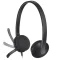 אוזניות ומיקרופון Logitech USB H340 במלאי