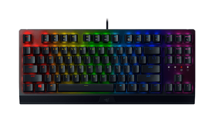 מקלדת מכאנית RAZER BLACKWIDOW V3 Tenkeyless במלאי