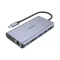 uHUB S7+ 7-in-1 USB-C Ethernet Hub with MST Dual Monitor, 100W Power Delivery and Card Reader במלאי