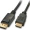 כבל אקטיבי DISPLAYPORT – HDMI באורך 1.8 מטר, תומך אודיו ו-4K@60HZ 4:4:4
