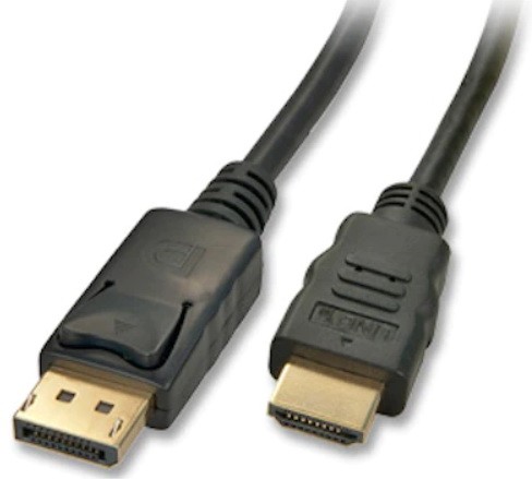 כבל אקטיבי DISPLAYPORT – HDMI באורך 1.8 מטר, תומך אודיו ו-4K@60HZ 4:4:4