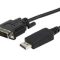 כבל DISPLAYPORT – DVI באורך 1.8 מטר, תומך 1080P@60HZ, אקונומי