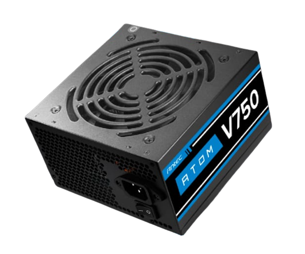 ספק כוח ANTEC ATOM V750 Active PFC 120MM silent fan non-mudular