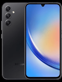 E000000087 ערכת מכשיר A34 / A346 – שחור – 6/128GB Samsung