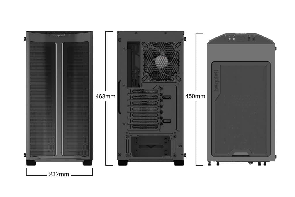 מארז מחשב Be Quiet! Pure Base 500DX Black BGW37