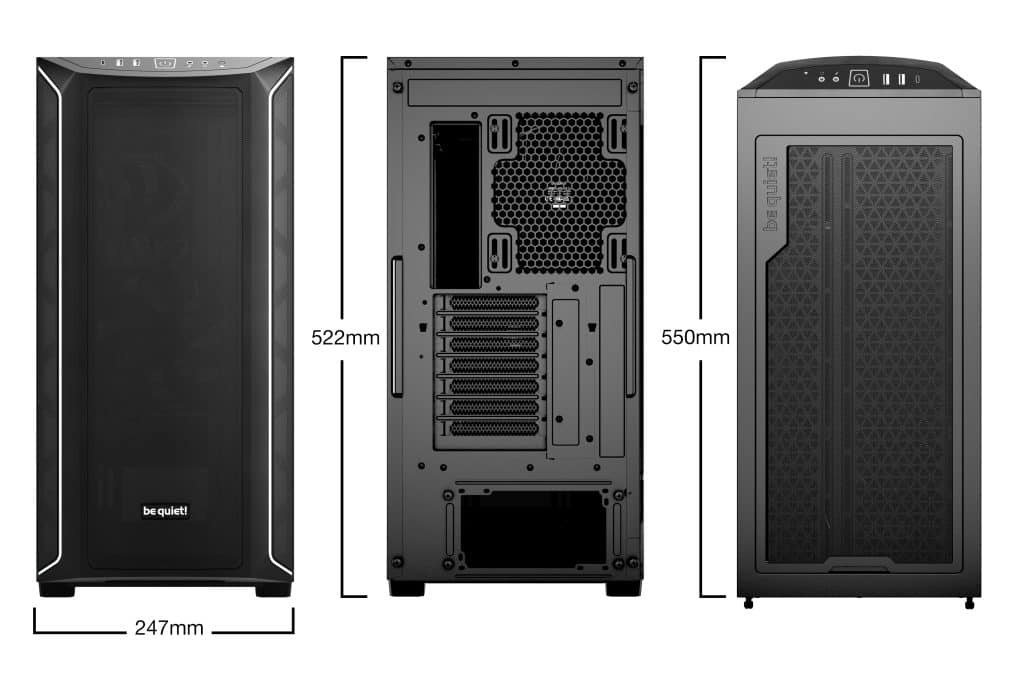 be quiet! Shadow Base 800 DX Black Midi Tower שחור