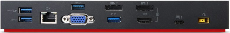 Lenovo ThinkPad Thunderbolt 3 Dock 40AC0135IS – תרשים יציאות