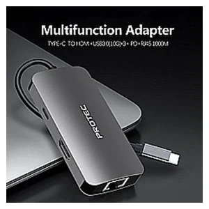 תחנת עגינה PROTEC DM285 בחיבור USB-C — תמונת המוצר