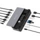 תחנת עגינה Verbatim Pro Docking Station 15 Port with SSD slot | 32173 | USB-C | 15 חיבורים | 8K HDMI + DP | Gigabit Ethernet
