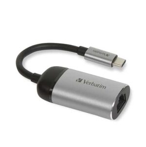 מתאם Verbatim USB-C™ TO GIGABIT ETHERNET ADAPTER