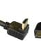 כבל HDMI2.0 איכותי מוזהב 30AWG באורך 1.5 מטר זוויתי CABLE-558/1.5