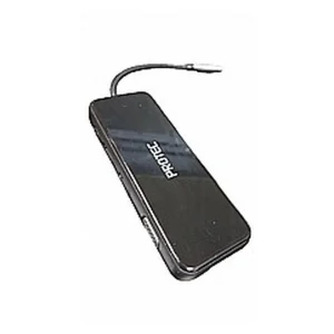 תחנת עגינה PROTEC DM188 — מתאם USB-C עם HDMI ו-VGA