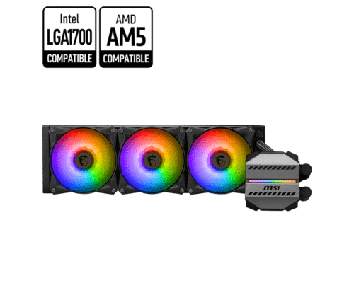 קירור נוזלי 3 מאווררים MSI M360 כולל הרכבה