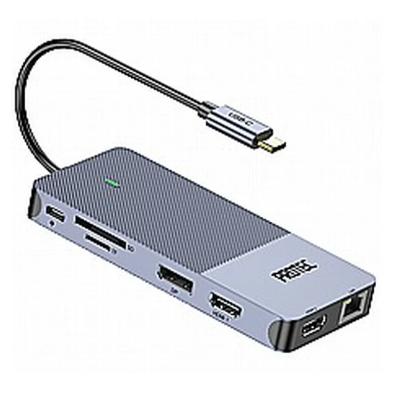 תחנת עגינה PROTEC DM178 — חיבורי USB-C, HDMI ו-DisplayPort