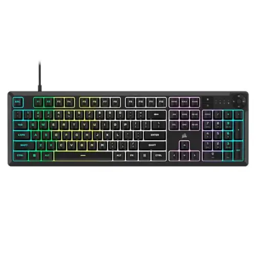 מקלדת גיימינג K55 Core RGB Corsair במלאי
