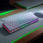 ‏מקלדת Razer Huntsman Mini רייזר לבן