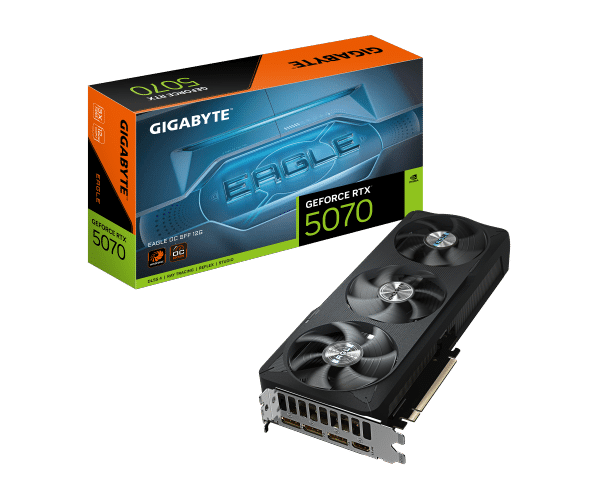 כרטיס מסך GIGABYTE GeForce RTX 5070 EAGLE OC SFF 12G פי סי אונליין