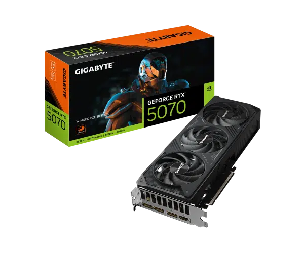כרטיס מסך GIGABYTE GeForce RTX 5070 WINDFORCE SFF 12GB פי סי אונליין