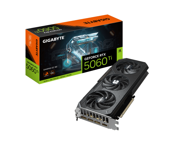 כרטיס מסך Gigabyte RTX 5060 Ti Gaming OC 16GB פי סי אונליין