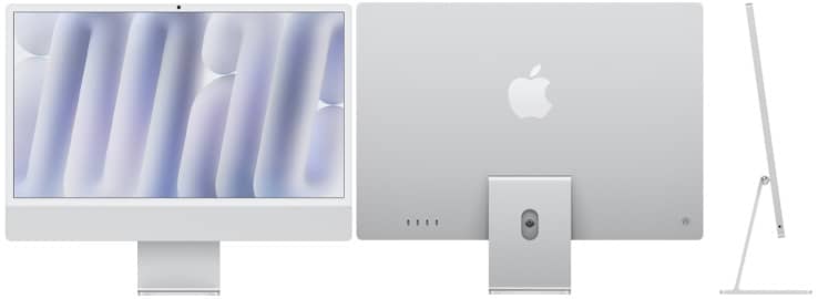 מחשב Apple iMac 24 M4 Retina 10C CPU 10C GPU 16GB 256GB MWUU3HB פי סי אונליין
