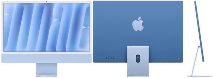 מחשב Apple iMac 24 M4 Retina 10C CPU 10C GPU 24GB 512GB MD2T4HB פי סי אונליין