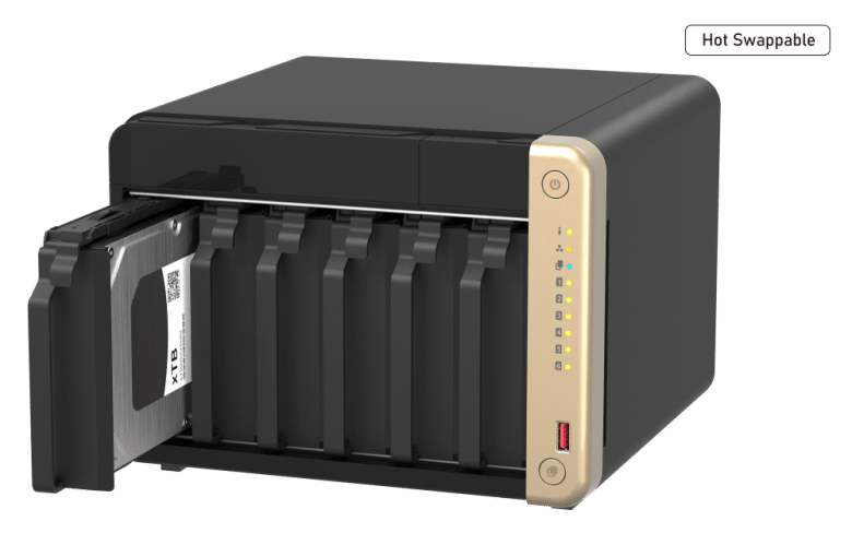 שרת NAS ‏ QNAP TS-664-8G PC ONLINE 1