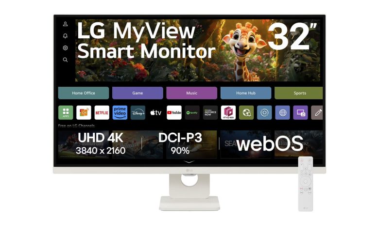 מסך מחשב LG MyView 4K UHD IPS 32SR73U-W