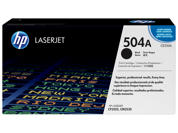 טונר שחור מקורי CE250A עבור מדפסת CP-3530