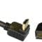 HDMI 2.0 כבל איכותי מוזהב 30AWG באורך 1.5 מטר בזווית - פיסי אונליין