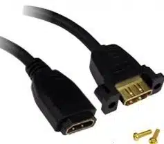 כבל HDMI נקבה לנקבה באורך 20 ס"מ + ברגים פיסי אונליין