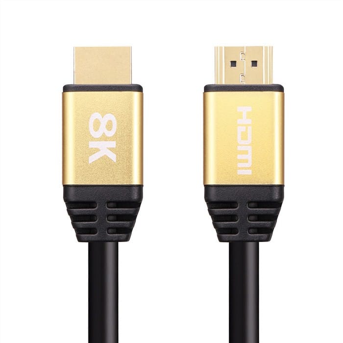 כבל HDMI 2.1 מוזהב איכותי באורך 0.5 מטר, תומך 8K@60HZ, מבית TopX -פיסי אונליין