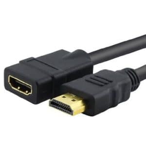 כבל הארכה HDMI זכר-נקבה 28AWG באורך 1 מטר - פיסי אונליין