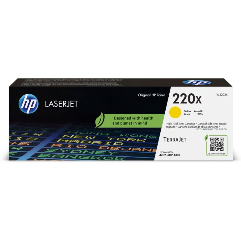 טונר צהוב HP 220X W2202X PC ONLINE