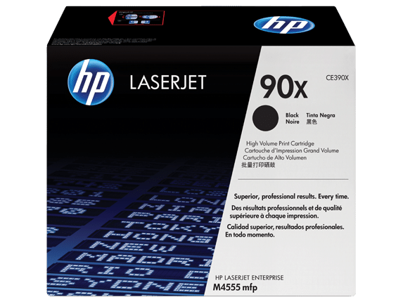 טונר מקורי HP 4555 HC דגם CE390X