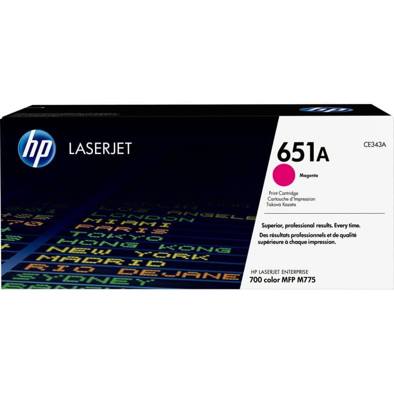 טונר מגנטה HP 651 CE343A למדפסת M775