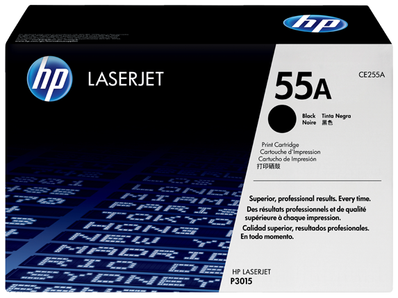 טונר מקורי HP CE255A עבור מדפסת P-3015