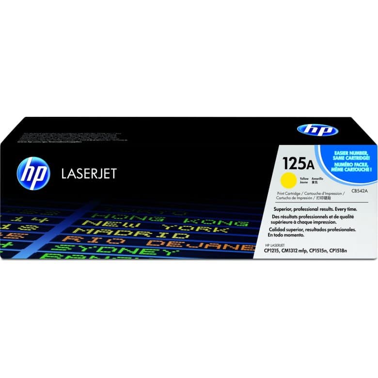 טונר צהוב HP CP-1215 דגם CB542A