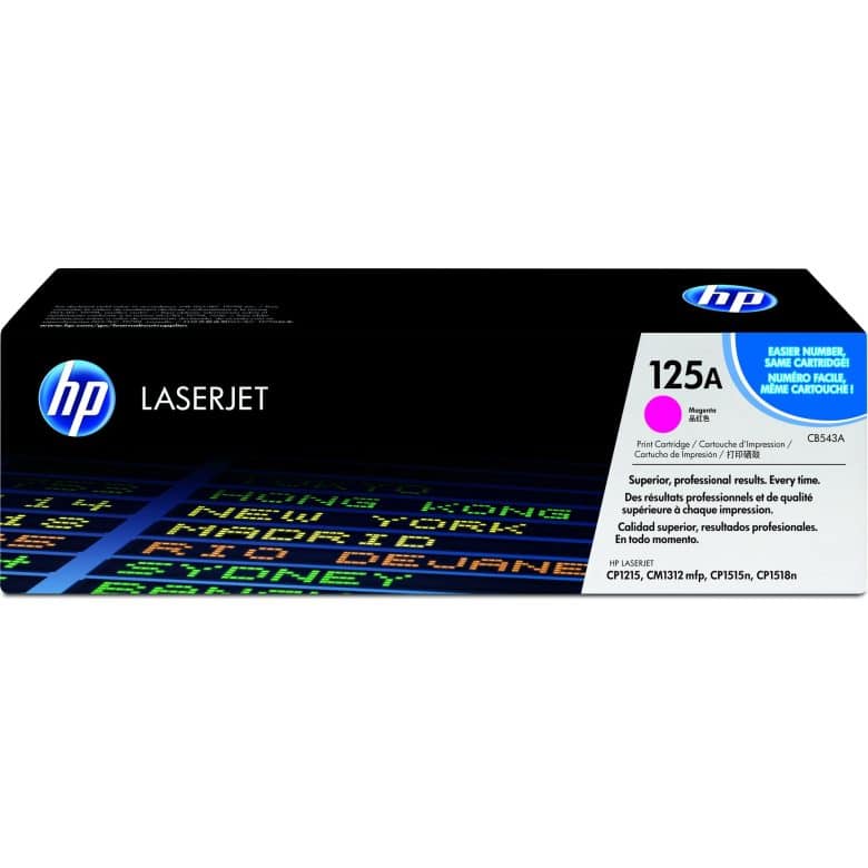 טונר מגנטה HP CP-1215 דגם CB543A