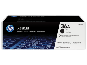 זוג טונרים מקוריים HP P-1505 דגם CB436-AD