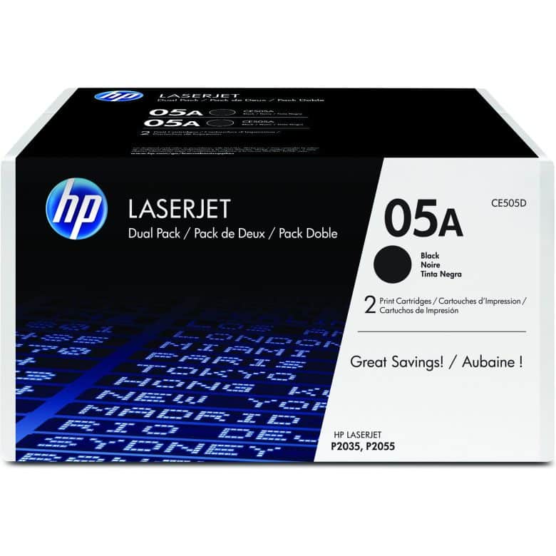 סט טונרים מקוריים HP P-2035 A דגם CE505-D