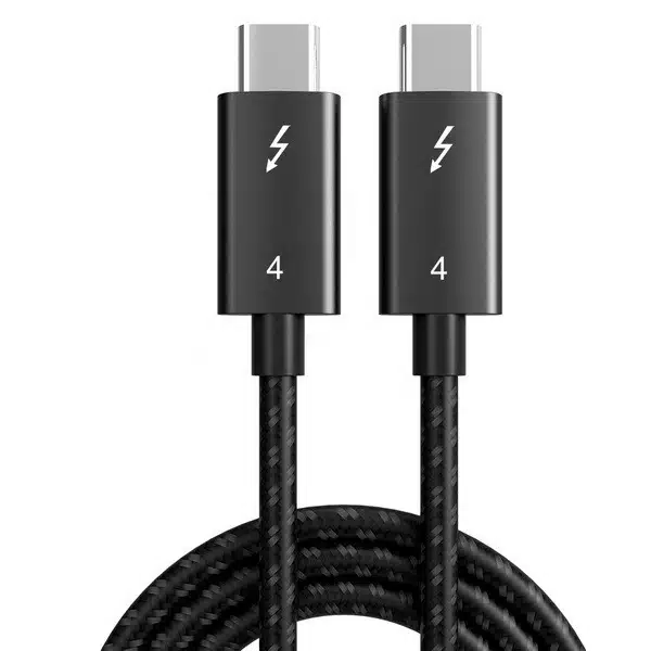 כבל Thunderbolt 4 40Gbps, USB C זכר - C זכר 1.5 מטר פיסי אונליין